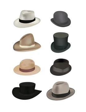 Hats vector illustration Stock Illustration
