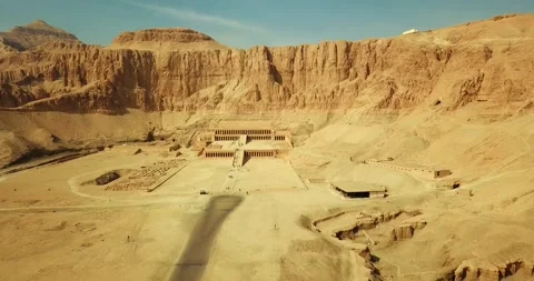 Hatshepsut Temple Egypt 스톡 동영상 133440225