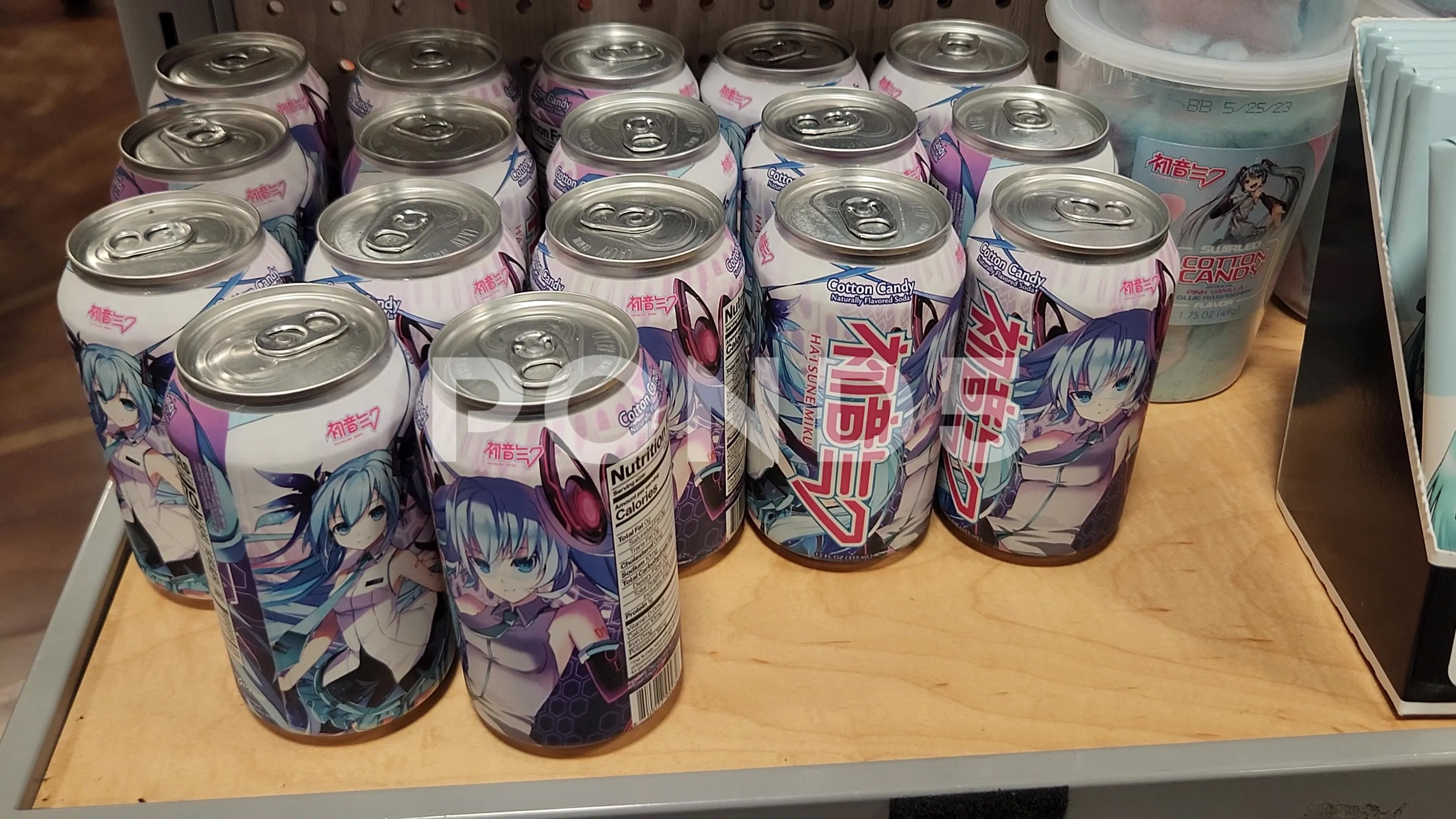 Hatsune buy Miku Cotton Candy Soda Can