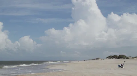 Hatteras Beach Video stock 25443629