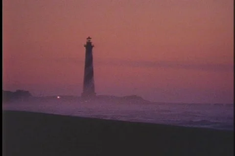 Hatteras Lighthouse 스톡 동영상 603182