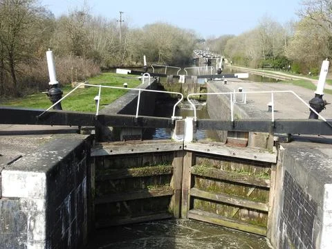 Hatton locks Warwickshire Stock Photos