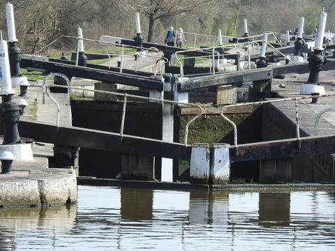 Hatton locks Warwickshire Stock Photos