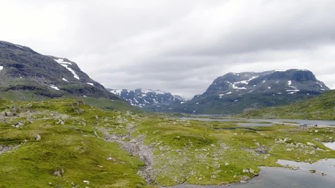 The Haukeli Mountain Area Vídeo Stock 88657875