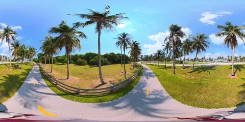 Haulover Park Miami Beach 360 stock footage 2026 Vídeo Stock 347742053
