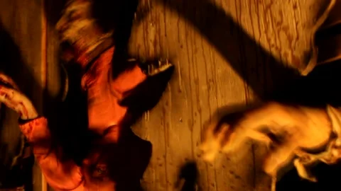 Haunt Animatronic RAW Stock Footage 237258299