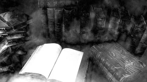 Haunted Books Stock Footage 97144076