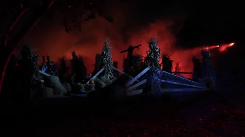 Haunted corn maze Stock Footage 55215296