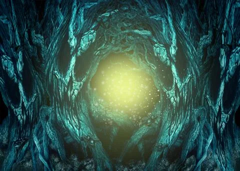 Haunted Forest 库存插图