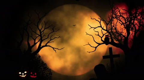 Haunted Ghost Night 1 Stock Footage 41871077