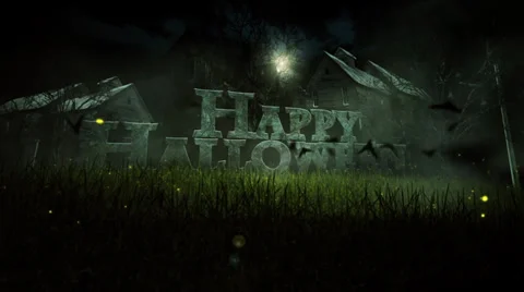 Haunted Halloween Stock Footage 31030438