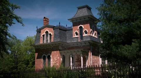 Haunted House Day Stock Footage 55354062