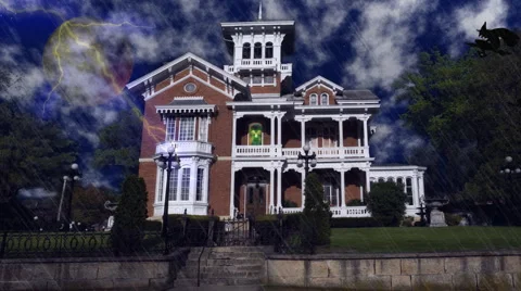 Haunted House Video stock 2433469