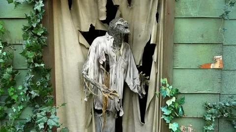 Haunted House Ghost Zombie Dead Stock Footage 157831977
