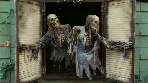 Haunted House Ghost Zombie Dead Stock Footage 157832113