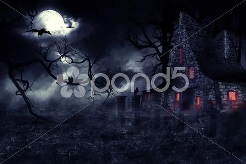 Haunted House Stock Illustration