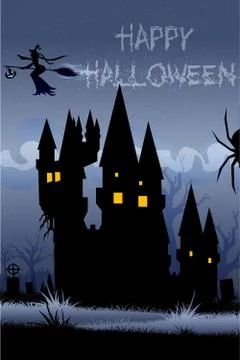 Haunted house Illustrazione stock
