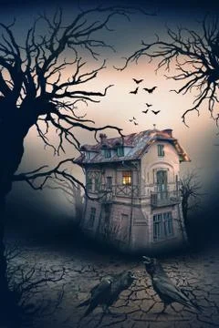 Haunted House Stock Illustration
