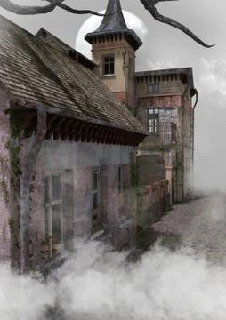Haunted house Stock Illustration