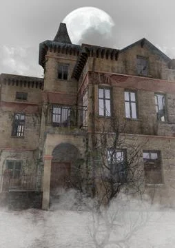 Haunted house Stock Illustration
