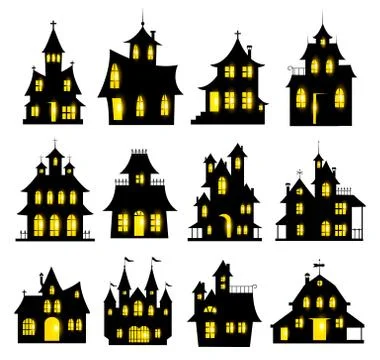Haunted house Stock Illustration