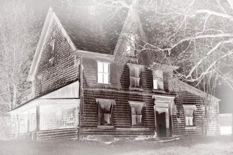 Haunted house Stock Photos