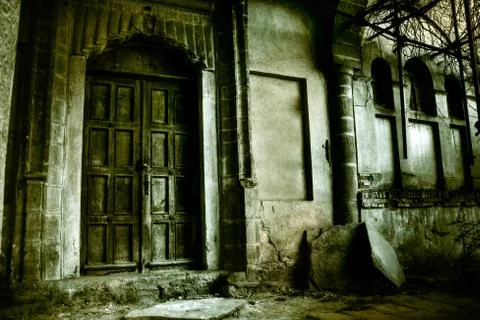 Haunted house Stock Photos