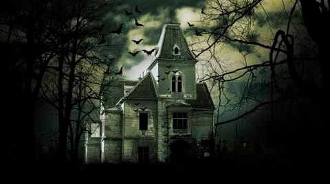 Haunted house Stock Photos