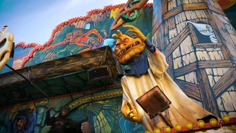 Haunted House Witch Stock Footage 106628529