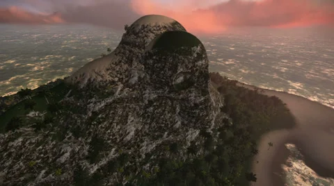 Haunted island Stock Footage 24675236