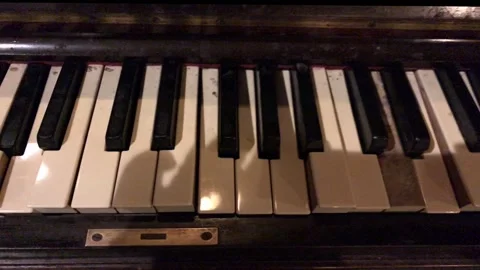 Haunted Piano Stock Footage 148098538