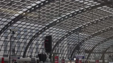 Hauptbahnhof Berlin 動画素材 46019401