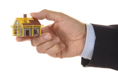 Haus in Hand Stock Photos