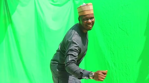 Hausa man dance Stock Footage 246116091