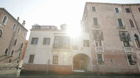 Häuserin Venedig Vídeos de archivo 104484060