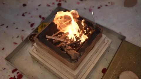 Havan Kund Stock Footage 247262420