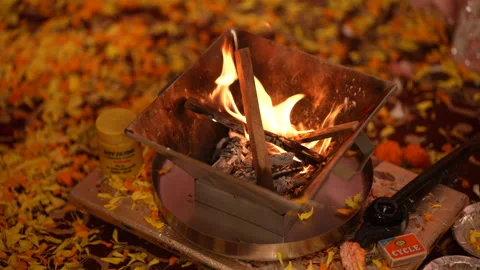 Havan Kund Stock Footage 247262424