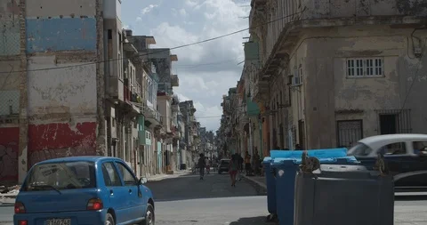 Havana Cuba Street 4K Stock Footage
