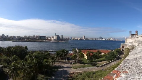 Havana panning timelapse Stock Footage