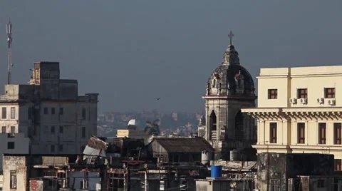 Havana rooftops Stock-Footage 45732479