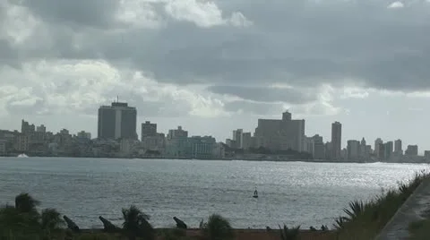 Havana Skyline Stock Footage 21998188
