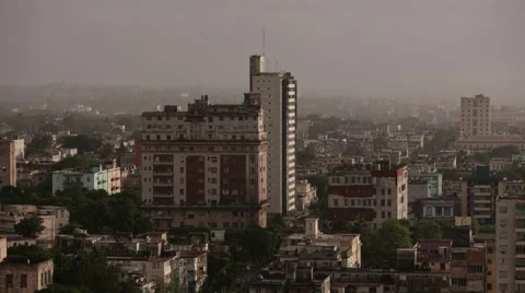 Havana Skyline Stock Footage 42929981