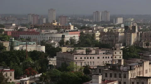 Havana Skyline Stock Footage 42930255