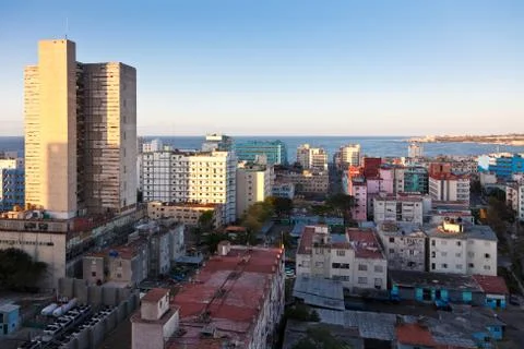 Havana at sunset Stock Photos