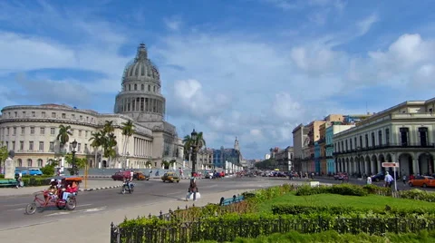 Havana traffic Stock Footage 46231659