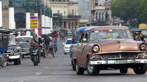 Havana traffic Vidéo 46254008
