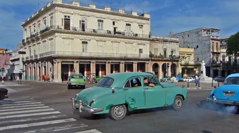 Havana traffic 库存影片 46439227