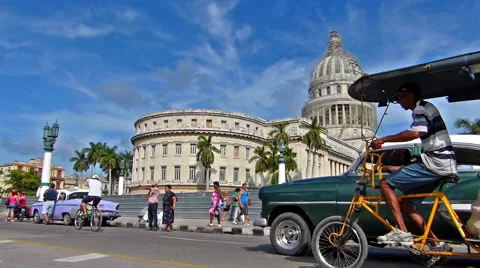 Havana traffic 库存影片 46636744