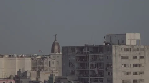 Havana vieja Rooftops Video stock 65475562