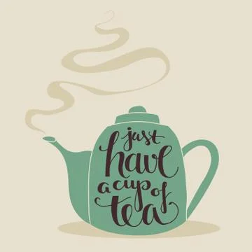 Have a cup of tea! Stock Illustration